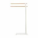 towel rack white front