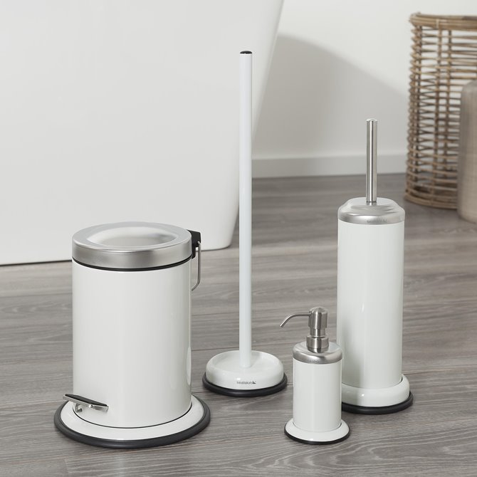 Sealskin Sealskin Acero Toilet brush and holder freestanding White