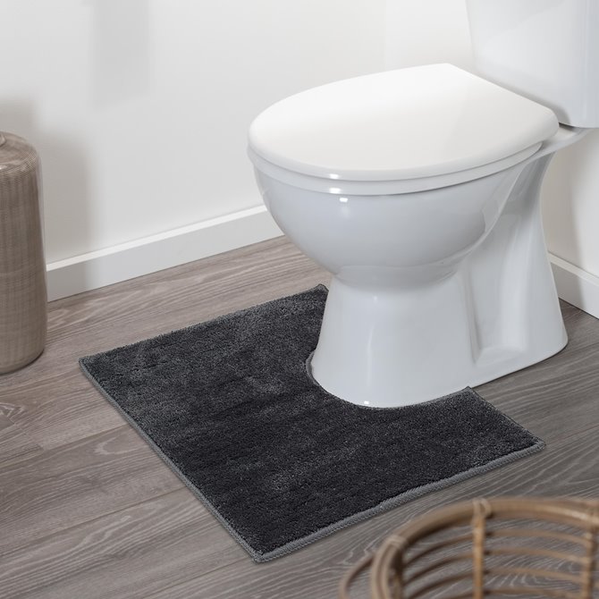 DOUX TOILET MAT 45X50 D GREY SFEER