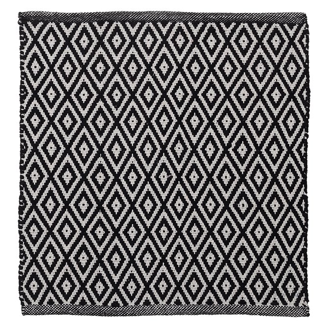 TRELLIS BATH MAT 60X60 BLACK TOP