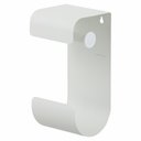 toilet roll holder white side