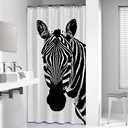 ZEBRA CURTAIN 180CM BLA WHI PEVA