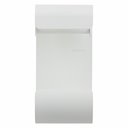 toilet roll holder white front